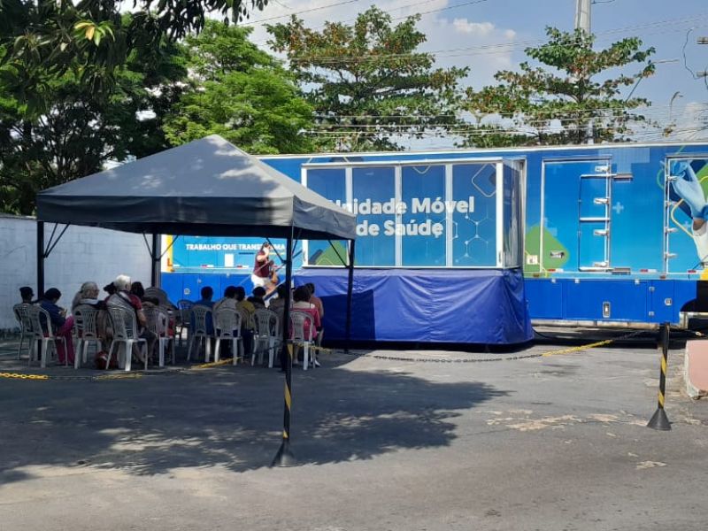 Unidade Móvel da Saúde inicia atendimentos no bairro São José, em Manaus