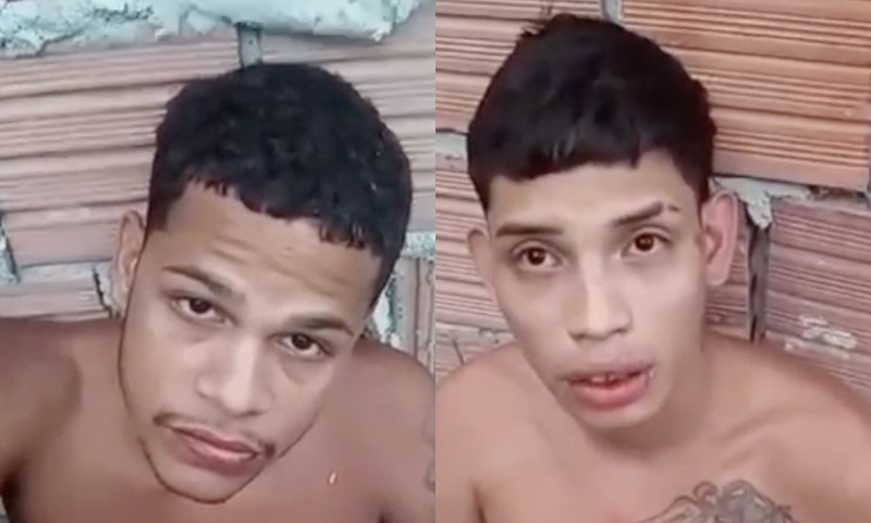 Criminosos gravam execução de dupla em matagal de Manaus; assista ao vídeo