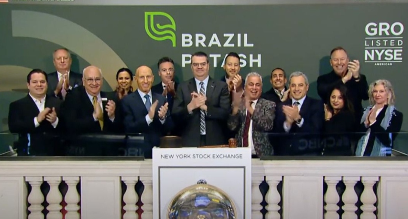 Ações da Brazil Potash são destacadas em cerimônia de abertura na Bolsa de Nova York; assista ao vídeo