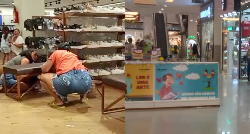 Urgente: caos e tumulto no Shopping Grande Circular; assista ao vídeo