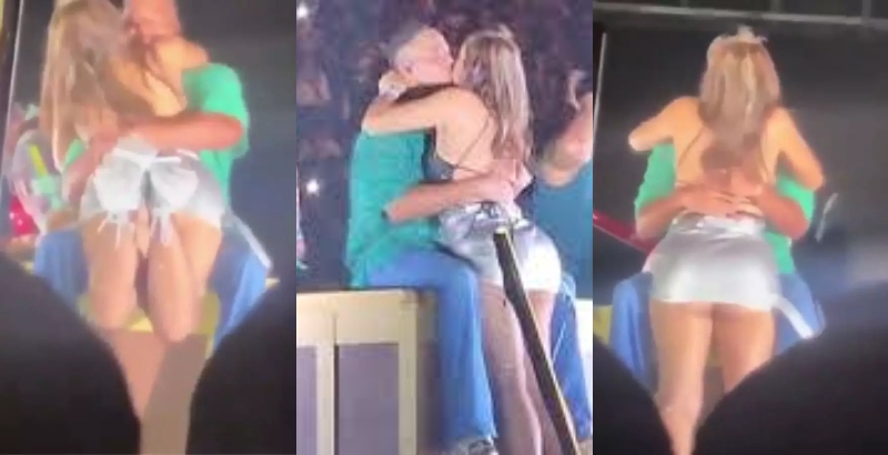 Traição ao vivo: blogueira beija seu cantor favorito e marido solicita divórcio; confira o vídeo
