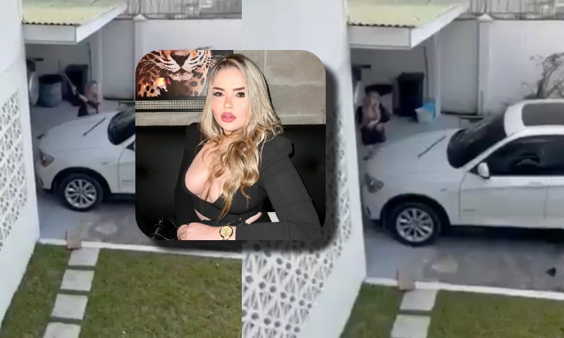 “Blogueira do Amazonas é flagrada destruindo carro de homem casado: ‘Ela só queria um pix'”