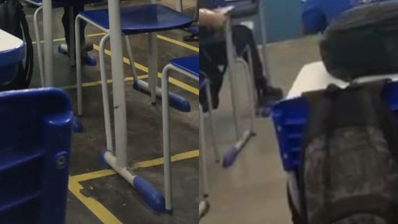 Estudante ‘valentão’ confronta professor após atraso na aula; assista ao vídeo