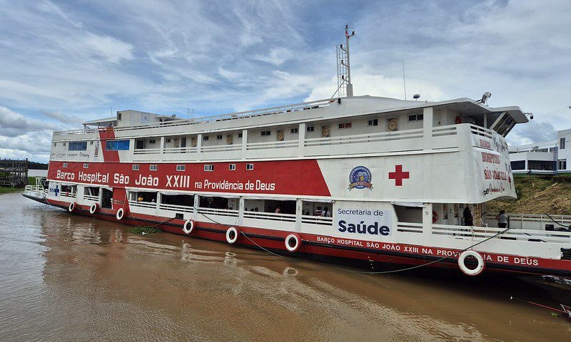Barco Hospital São João XXIII promove a quinta expedição de cuidados em Anori