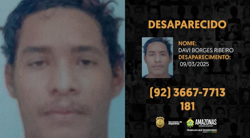 Família busca auxílio para localizar homem desaparecido na zona Leste de Manaus