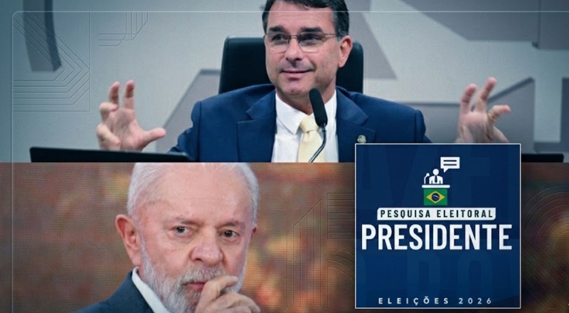 Flávio Bolsonaro vence Lula em 2º turno, segundo pesquisa atualizada