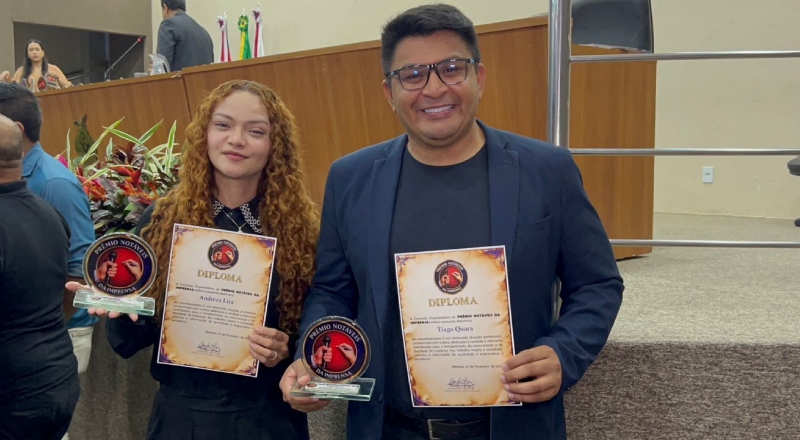 Repórteres do Portal CM7 Brasil são homenageados por seu trabalho