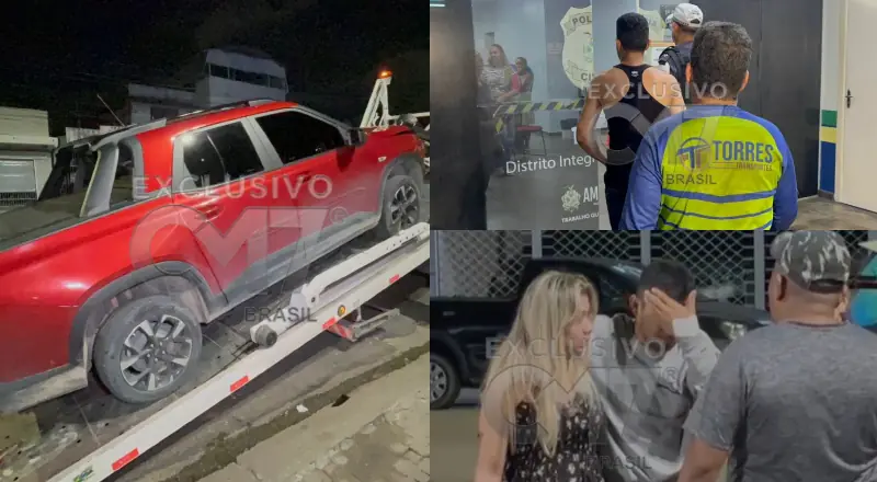 Dupla alcoolizada é presa após atropelar motociclista na Avenida das Torres