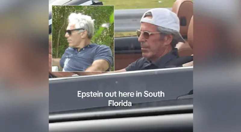 Morador da Flórida filma homem “muito parecido com Jeffrey Epstein”