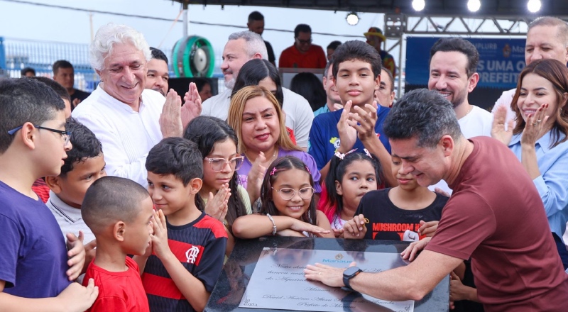 Prefeito David Almeida lança pedra do Aquário de Manaus e melhorias turísticas