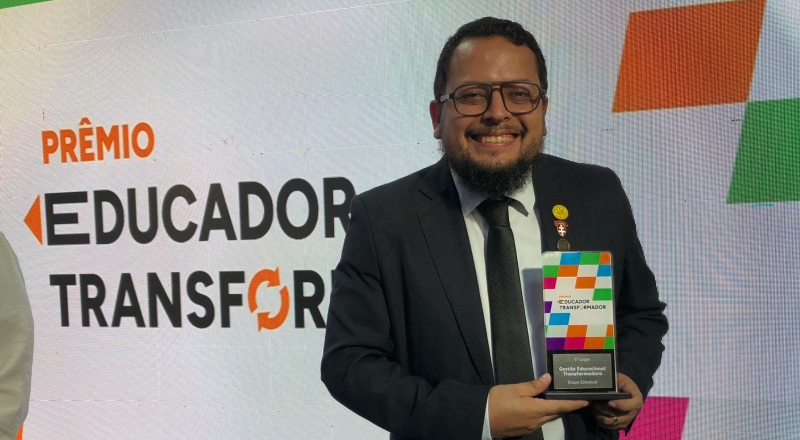 Diretor de escola da Prefeitura de Manaus vence prêmio com inclusão