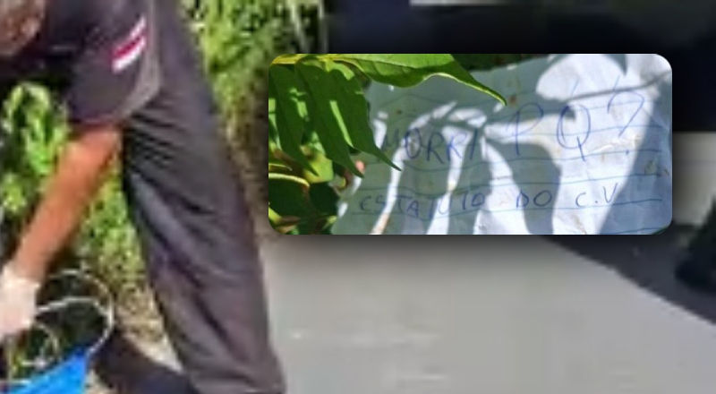 Corpo sem cabeça é encontrado ao lado de bilhete na AM-010
