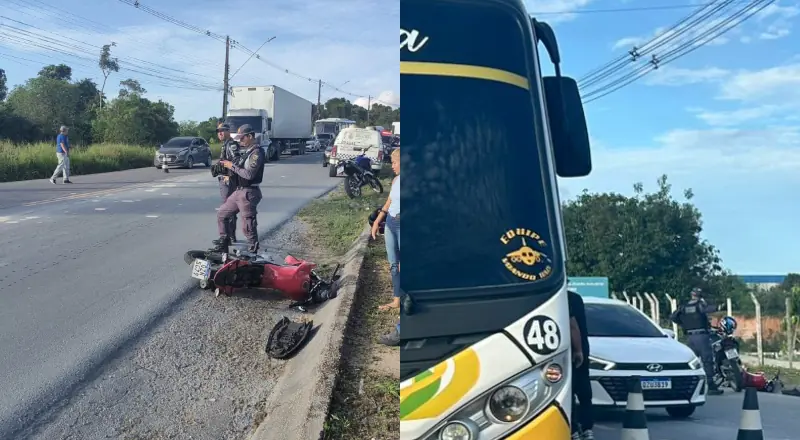 Urgente: grave acidente entre motoqueiros no Distrito Industrial