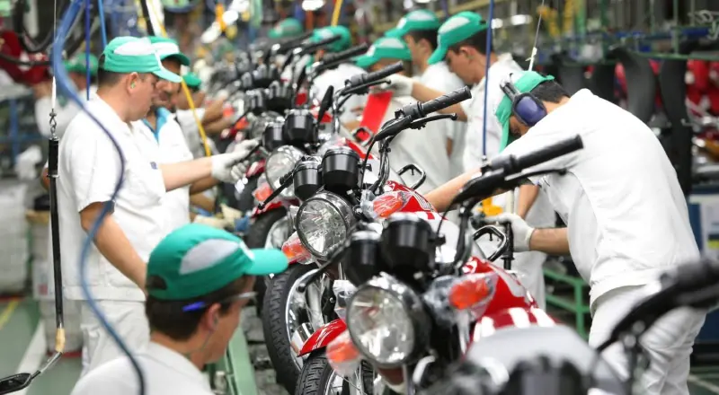 Produção de motocicletas no Polo Industrial de Manaus atinge recorde