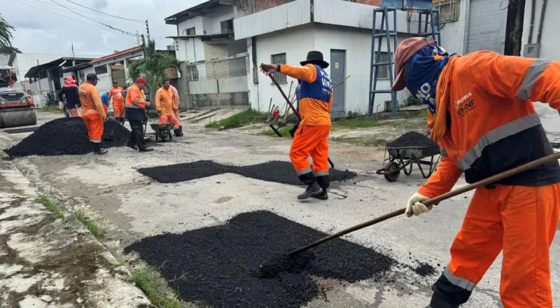 Prefeitura de Manaus leva novo asfalto ao bairro Mauazinho e melhora a mobilidade urbana