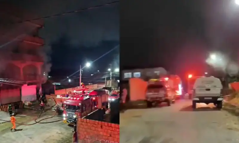 Incêndio em depósito de reciclagem assusta moradores e mobiliza bombeiros no Lago Azul: saiba mais!