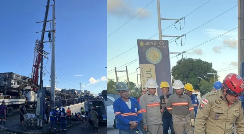 Trabalhador que sofreu queda de 10 metros recebe socorro rápido