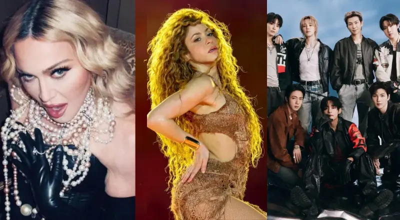 Madonna, Shakira e BTS animarão o intervalo da Copa 2026