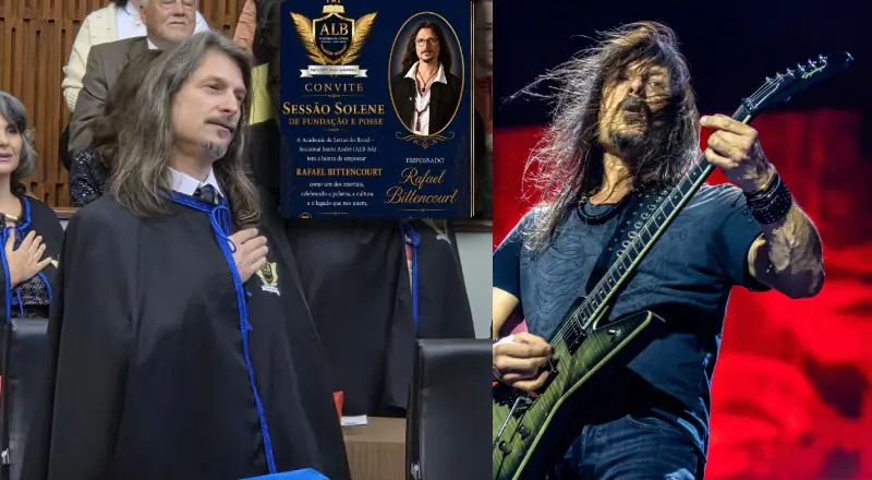 Rafael Bittencourt, guitarrista e compositor, é Imortal da Academia