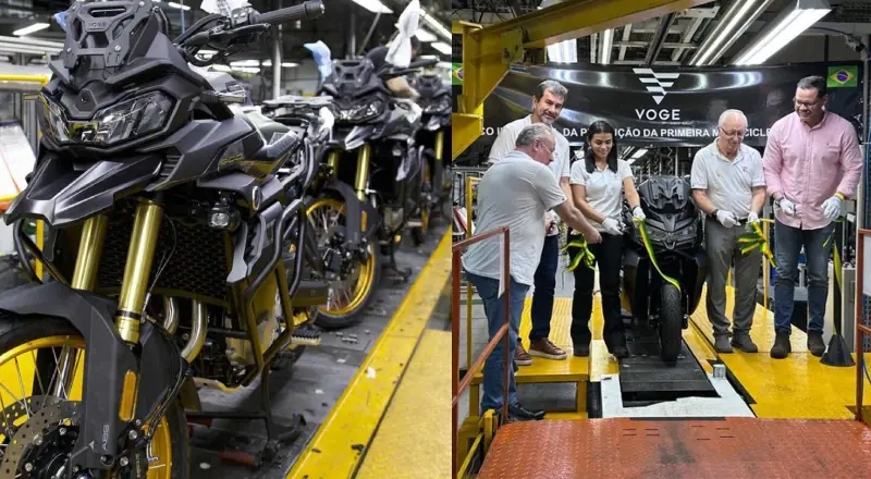 VOGE na ZFM: motos chinesas premium agora produzidas em Manaus