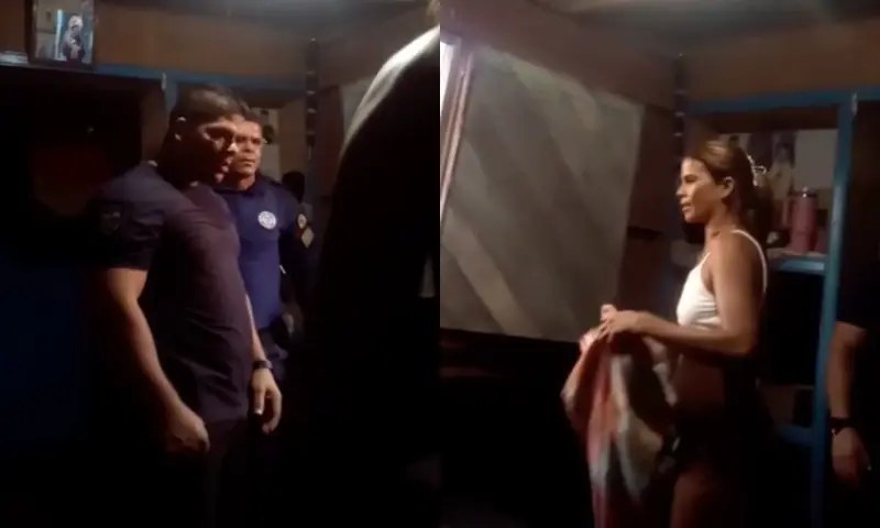 Suposto PM é filmado agredindo mulher em Eirunepé; veja o vídeo.