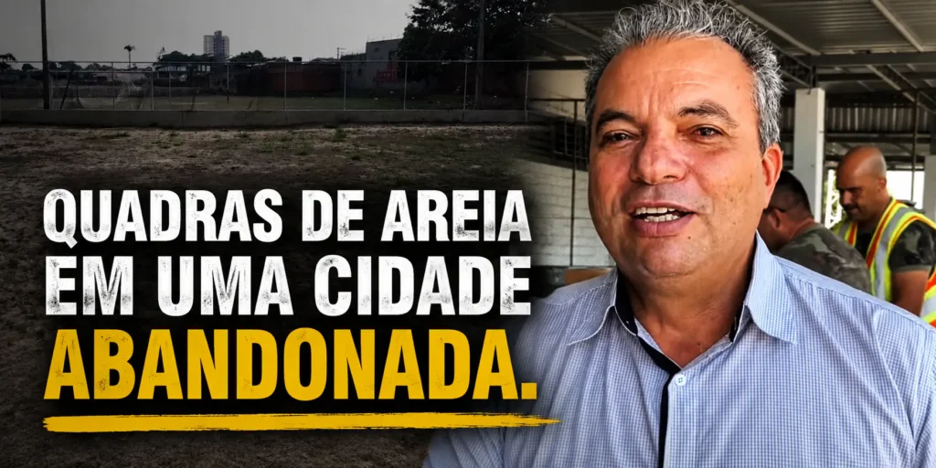 Enquanto moradores enfrentam lama e buracos, R$ 1,2 milhão para esporte