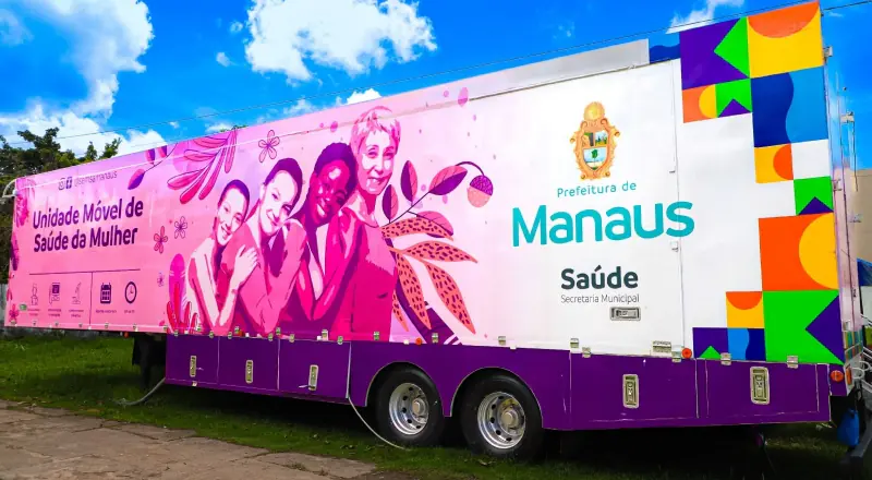 Prefeitura de Manaus informa locais de atendimento das Unidades Móveis de Saúde da Mulher: seu cuidado em primeiro lugar