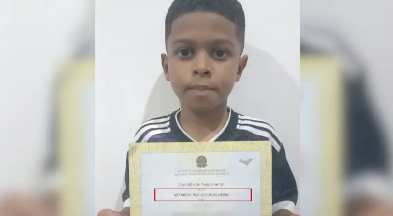 Pai queria Messi, mãe queria Neymar: Nome viral de menino brasileiro