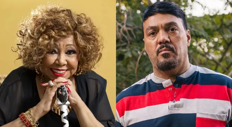 Alcione explica confusão no hino nacional ao lado de Belo