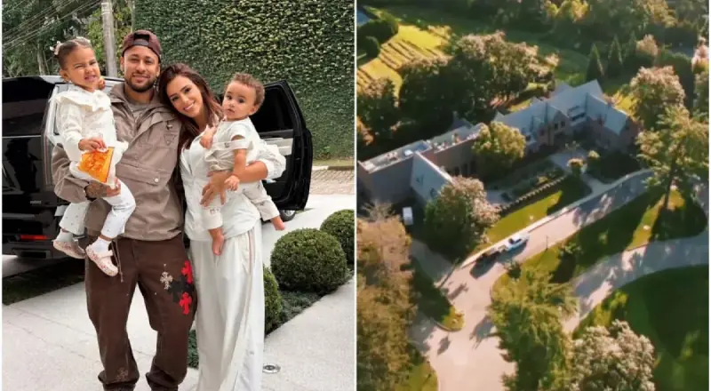 Neymar aparece em clima descontraído com a família em vídeos