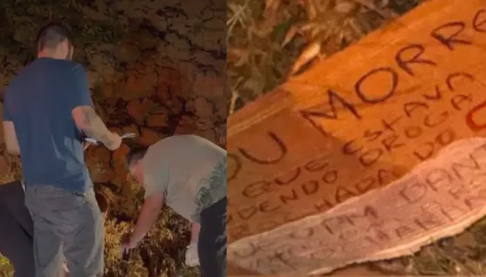 Homem é morto a tiros com bilhete de facção; vídeo revela detalhes