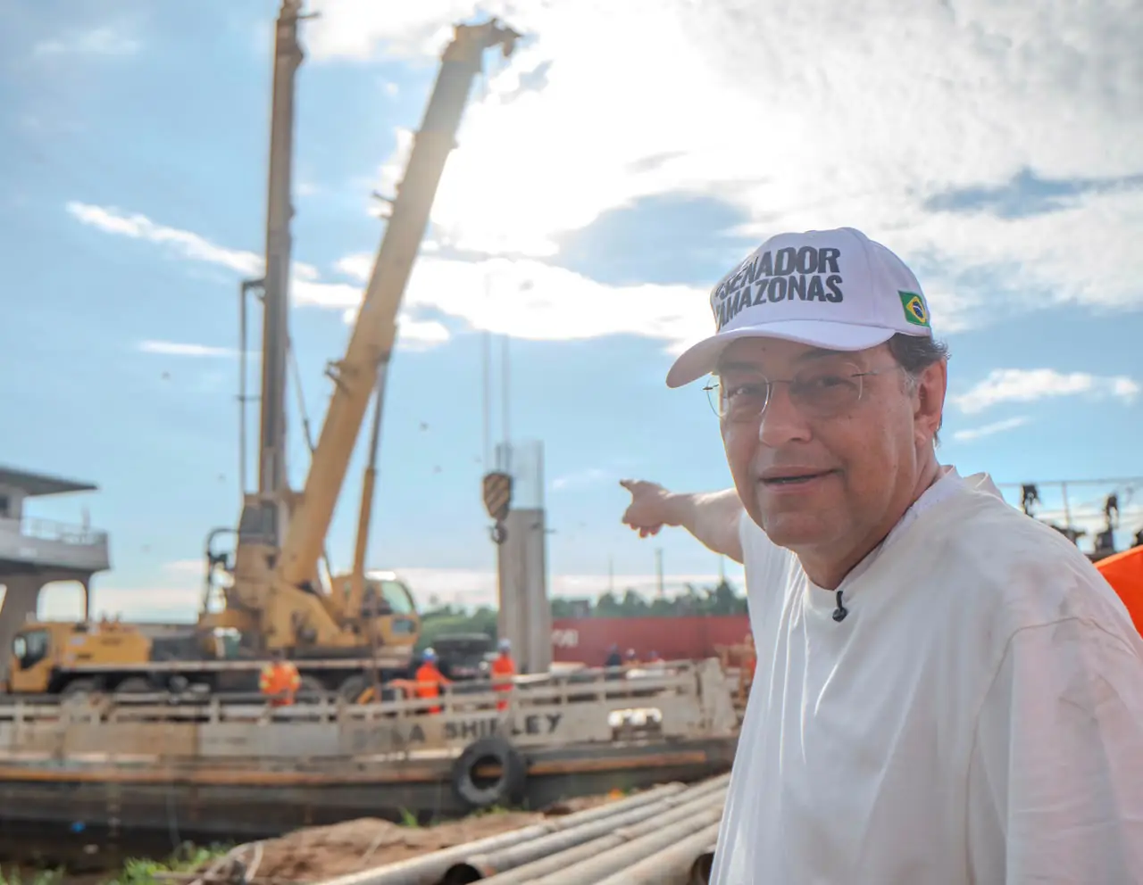 Eduardo Braga comemora decisão do STJ e avança obras da Ponte do Abial