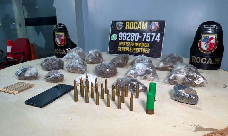 A casa caiu: 'Novinho do corre' preso com drogas em Manaus