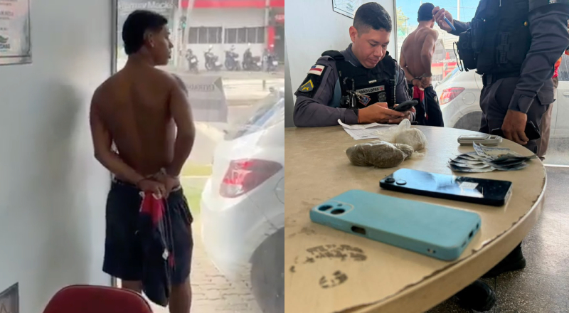 Jovem de 19 anos é preso com drogas na zona leste de Manaus