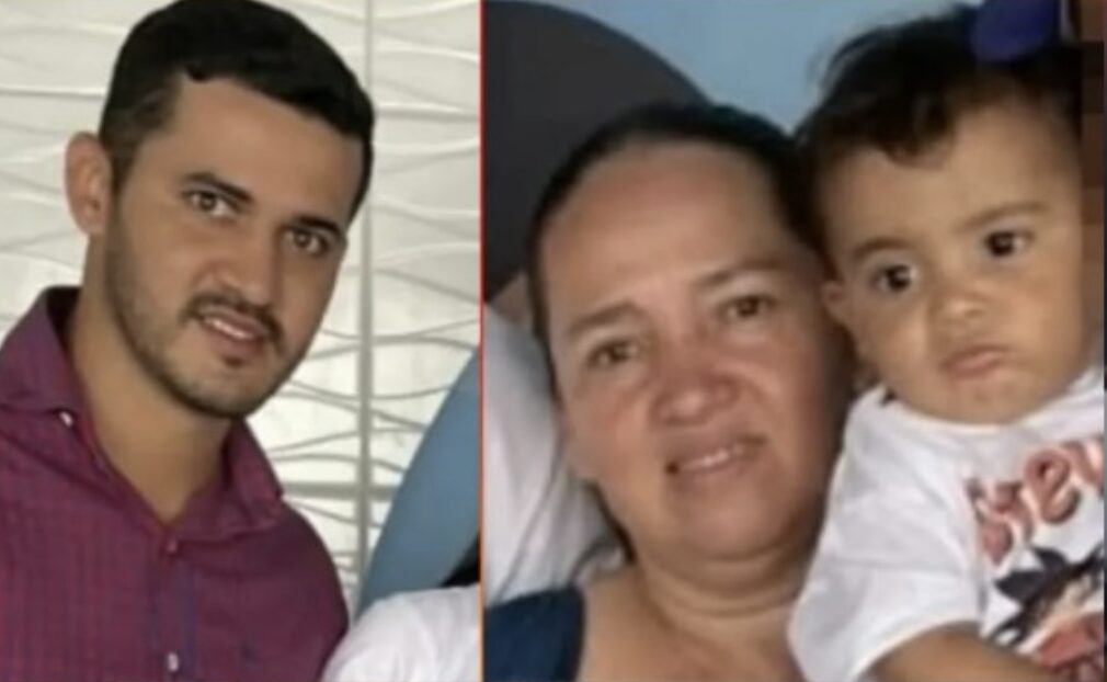 Tragédia: carro cai em ribanceira e leva três vidas da família