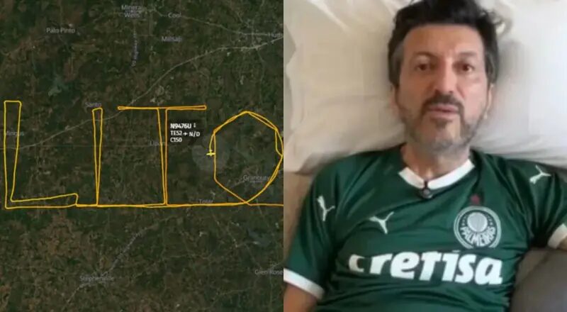 Piloto brasileiro homenageia Lito Sousa com nome no céu dos EUA