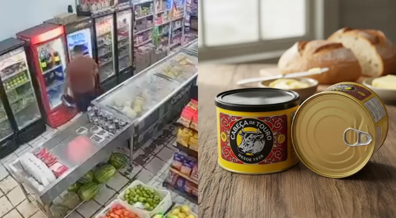 Haja pão: homem é flagrado furtando em mercadinho no Aleixo