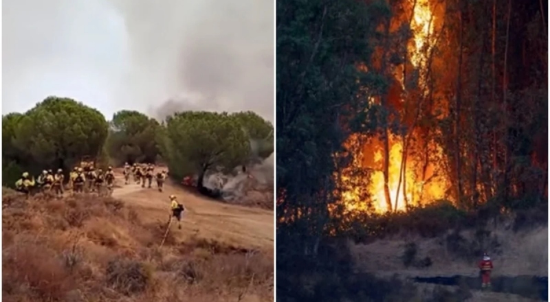 Incêndio florestal atinge 4 mil hectares e causa evacuações na Espanha