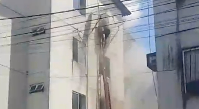 Incêndio atinge apartamentos do Viver Melhor 3 e provoca feridos