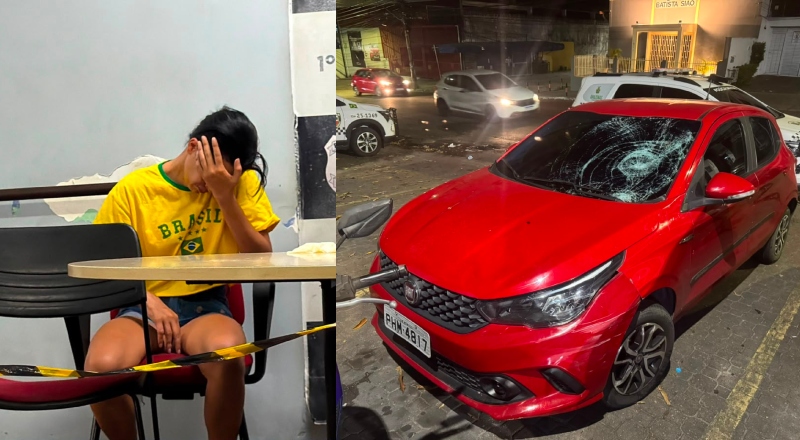 Mulher com sinais de embriaguez atropela jovem e é presa
