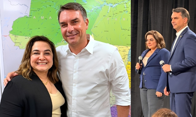No 2º turno, Flávio Bolsonaro deve ampliar apoio para vitória de Maria do Carmo no Amazonas