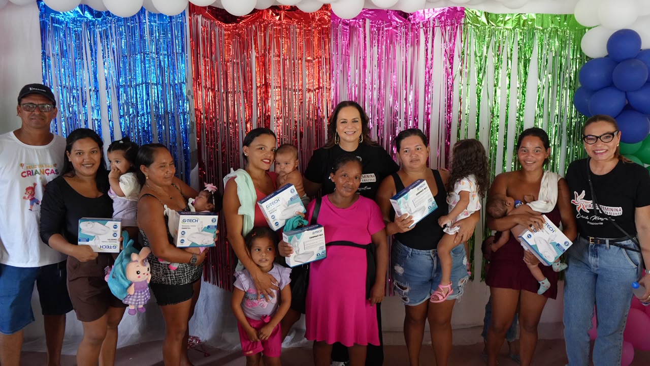 Virada Feminina do Amazonas transforma sexta-feira em dia de festa para crianças do Tarumã-Açu